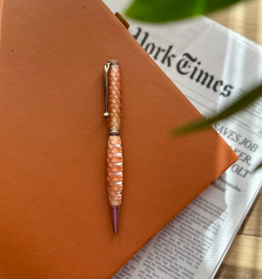 "Coral Sun" - Acrylic Pen