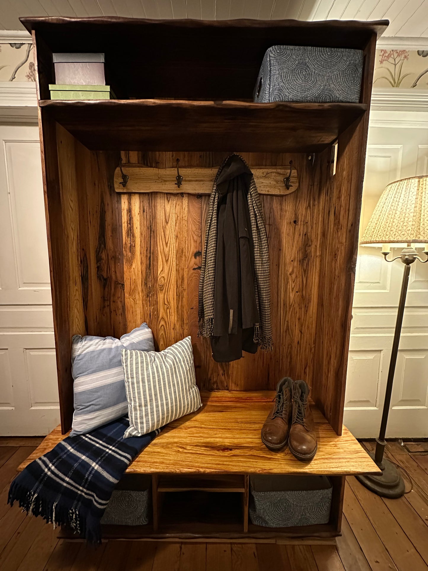 Hall Tree with Bench